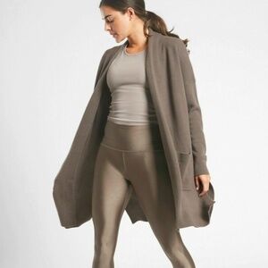 NWOT- ATHLETA Spirit Wool Cashmere Wrap Cozy Sweater Cardigan | Coffee House L